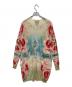 ROBERTO CAVALLI (ロベルトカヴァリ) 総柄Vネックニット ベージュ サイズ:SIZE 46：5000円