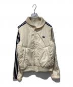 adidasアディダス）の古着「ジャケット」｜アイボリー