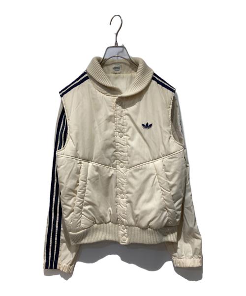 adidas（アディダス）adidas (アディダス) ジャケット アイボリー サイズ:Mの古着・服飾アイテム