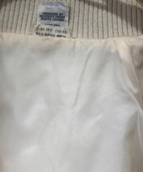 adidas（アディダス）adidas (アディダス) ジャケット アイボリー サイズ:Mの古着・服飾アイテム
