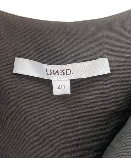 UN3D.（アンスリード）UN3D. (アンスリード) color code gather cami op ブラック サイズ:40の古着・服飾アイテム