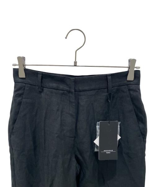 WEEKEND Max Mara（ウィークエンド マックスマーラ）WEEKEND Max Mara (ウィークエンド マックスマーラ) Maliziaパンツ ブラック サイズ:34 未使用品の古着・服飾アイテム