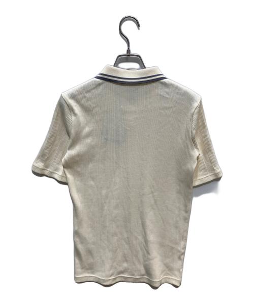 FRED PERRY（フレッドペリー）FRED PERRY (フレッドペリー) JEANS FACTORY (ジーンズファクトリー) リブポロシャツ アイボリー サイズ:10 未使用品の古着・服飾アイテム
