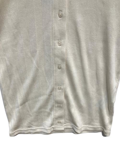 FRED PERRY（フレッドペリー）FRED PERRY (フレッドペリー) JEANS FACTORY (ジーンズファクトリー) リブポロシャツ アイボリー サイズ:10 未使用品の古着・服飾アイテム