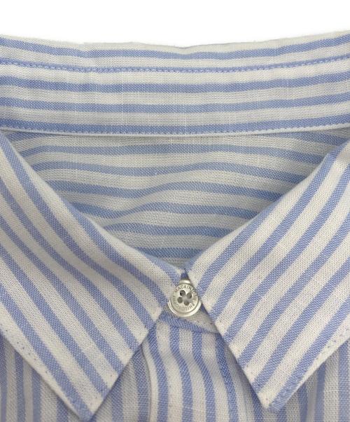 MACKINTOSH PHILOSOPHY（マッキントッシュ フィロソフィー）MACKINTOSH PHILOSOPHY (マッキントッシュ フィロソフィー) ストライプシャツ ブルー×ホワイト サイズ:36 未使用品の古着・服飾アイテム