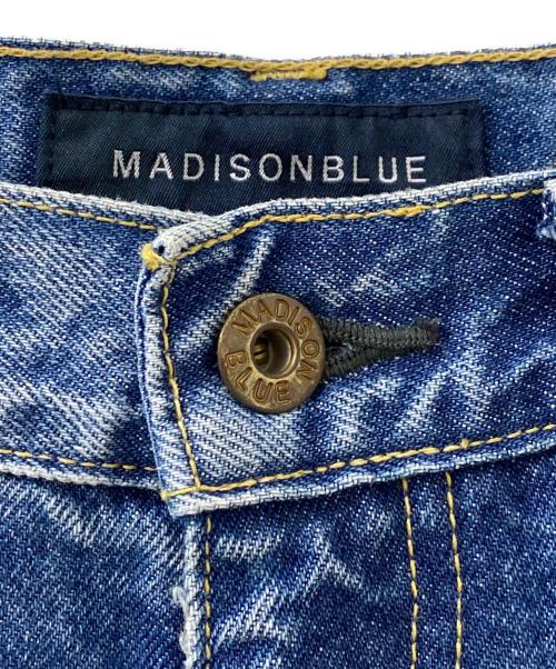 MADISON BLUE（マディソンブルー）MADISON BLUE (マディソンブルー) HEM CUT FLARE PT DENIM インディゴ サイズ:01（S）の古着・服飾アイテム
