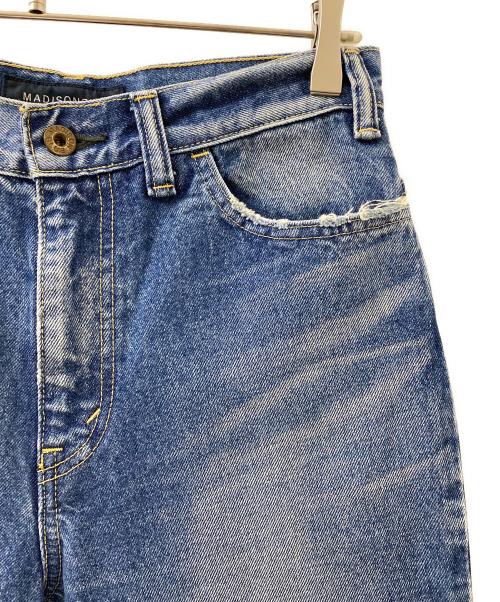 MADISON BLUE（マディソンブルー）MADISON BLUE (マディソンブルー) HEM CUT FLARE PT DENIM インディゴ サイズ:01（S）の古着・服飾アイテム