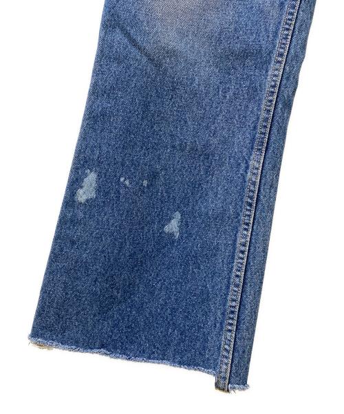 MADISON BLUE（マディソンブルー）MADISON BLUE (マディソンブルー) HEM CUT FLARE PT DENIM インディゴ サイズ:01（S）の古着・服飾アイテム