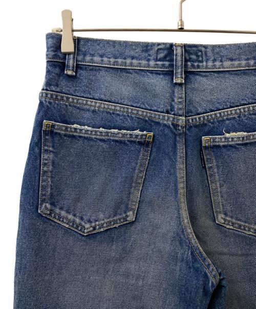 MADISON BLUE（マディソンブルー）MADISON BLUE (マディソンブルー) HEM CUT FLARE PT DENIM インディゴ サイズ:01（S）の古着・服飾アイテム