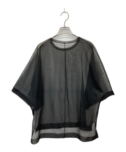 ADORE（アドーア）ADORE (アドーア) シアーニットT ブラック サイズ:38の古着・服飾アイテム