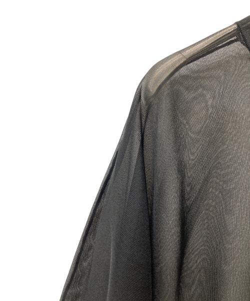 ADORE（アドーア）ADORE (アドーア) シアーニットT ブラック サイズ:38の古着・服飾アイテム