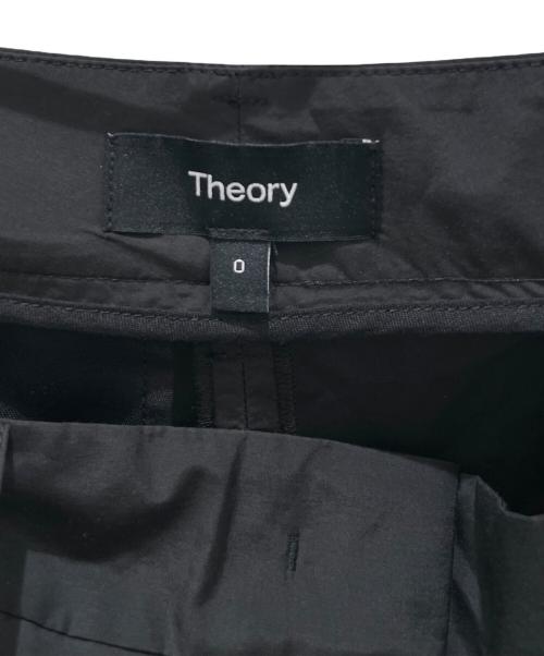 theory（セオリー）theory (セオリー) タックワイドパンツ ブラックの古着・服飾アイテム