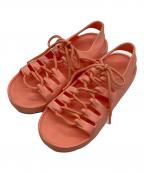 BOTTEGA VENETAボッテガベネタ）の古着「ラバーサンダル/JELLY SANDALS」｜ピンク