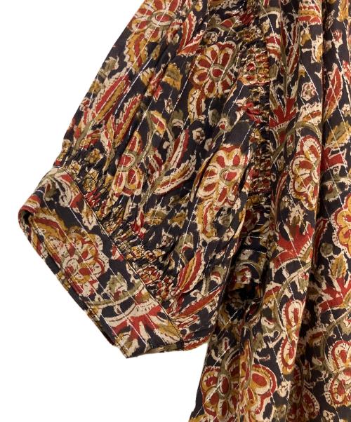 Ameri（アメリ）Ameri (アメリ) INDIA PRINT TURN OVER DRESS ブラック サイズ:SIZE Sの古着・服飾アイテム