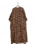 Ameri (アメリ) INDIA PRINT TURN OVER DRESS ブラック サイズ:SIZE S：5000円