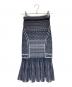 Mame Kurogouchi (マメクロゴウチ) Mishima Karatsu Small Floral Pattern Knitted Skirt ブラック サイズ:1：20000円