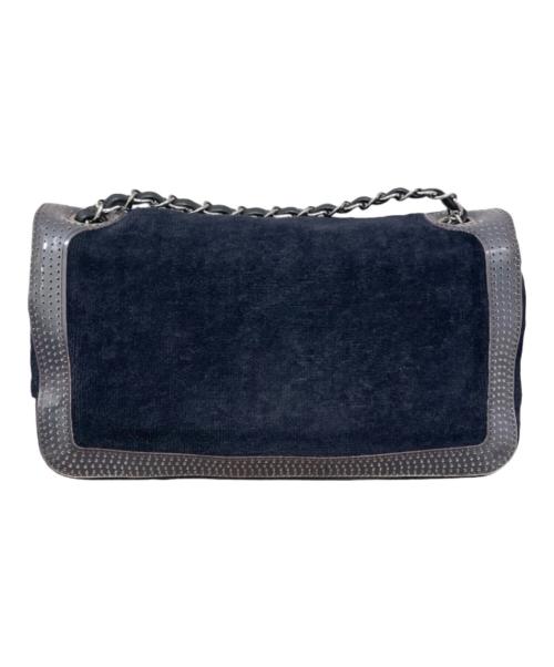 CHANEL（シャネル）CHANEL (シャネル) スポーツライン パイルチェーンショルダーバッグ ブラックの古着・服飾アイテム