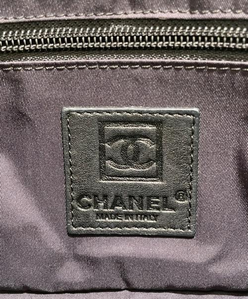 CHANEL（シャネル）CHANEL (シャネル) スポーツライン パイルチェーンショルダーバッグ ブラックの古着・服飾アイテム