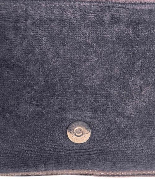 CHANEL（シャネル）CHANEL (シャネル) スポーツライン パイルチェーンショルダーバッグ ブラックの古着・服飾アイテム