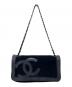 CHANEL (シャネル) スポーツライン パイルチェーンショルダーバッグ ブラック：220000円