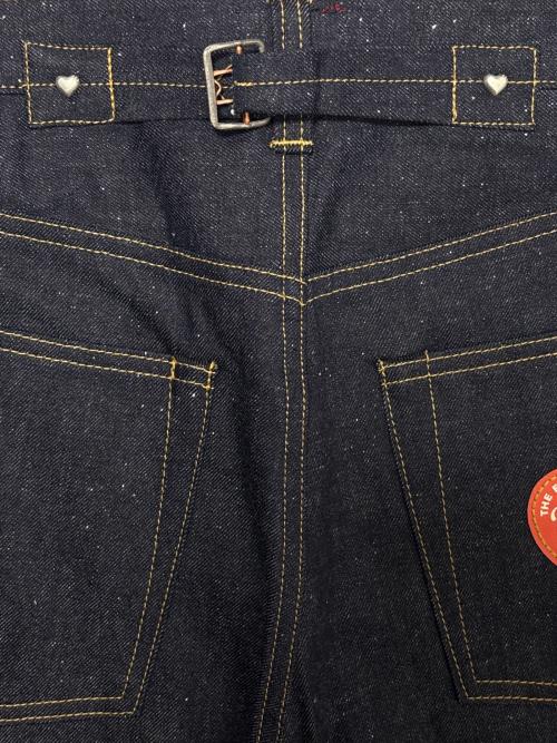 HUMAN MADE（ヒューマンメイド）HUMAN MADE (ヒューマンメイド) STRAIGHT DENIM PANTS PAST ( ストレート デニム パンツ パスト ) インディゴ サイズ:W32の古着・服飾アイテム