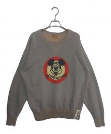 HUMAN MADE×DISNEY（ヒューマンメイド×ディズニー）の古着「MICKEY MOUSE CLUB TSURIAMI SWEATSHIRT」｜グレー