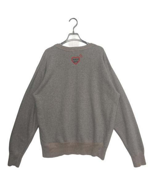HUMAN MADE（ヒューマンメイド）HUMAN MADE (ヒューマンメイド) DISNEY (ディズニー) MICKEY MOUSE CLUB TSURIAMI SWEATSHIRT グレー サイズ:XLの古着・服飾アイテム