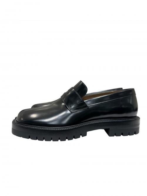 Maison Margiela（メゾンマルジェラ）Maison Margiela (メゾンマルジェラ) TABI COUNTRY LOAFER ブラック サイズ:43の古着・服飾アイテム