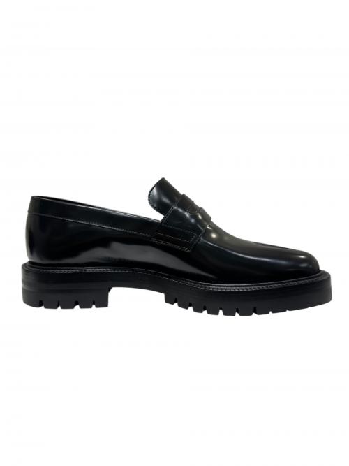 Maison Margiela（メゾンマルジェラ）Maison Margiela (メゾンマルジェラ) TABI COUNTRY LOAFER ブラック サイズ:43の古着・服飾アイテム