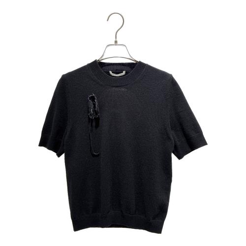 CECILIE BAHNSEN（セシリーバンセン）CECILIE BAHNSEN (セシリーバンセン) JONI TOP/カシミヤショートスリーブニット ブラック サイズ:XS/Sの古着・服飾アイテム