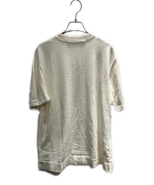 ethimere（エシミヤ）ethimere (エシミヤ) コットンカシミヤポケットTシャツ アイボリー サイズ:Freeの古着・服飾アイテム