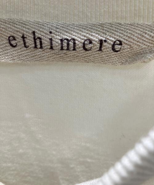 ethimere（エシミヤ）ethimere (エシミヤ) コットンカシミヤポケットTシャツ アイボリー サイズ:Freeの古着・服飾アイテム