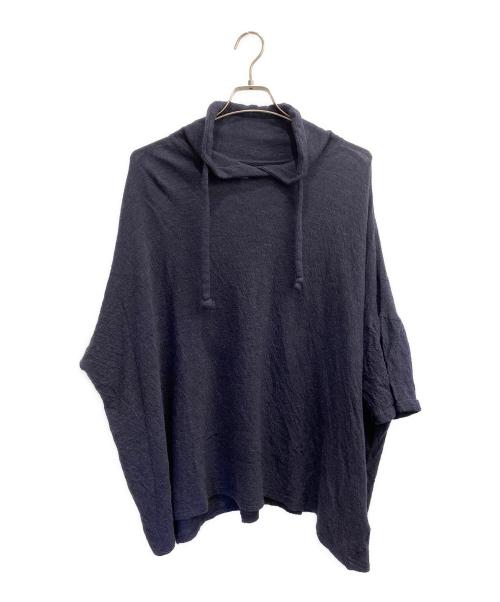 Maison Margiela（メゾンマルジェラ）Maison Margiela (メゾンマルジェラ) ワイドニット ネイビー サイズ:XSの古着・服飾アイテム