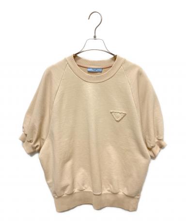 中古・古着通販】PRADA (プラダ) 半袖スウェット ベージュ サイズ:S