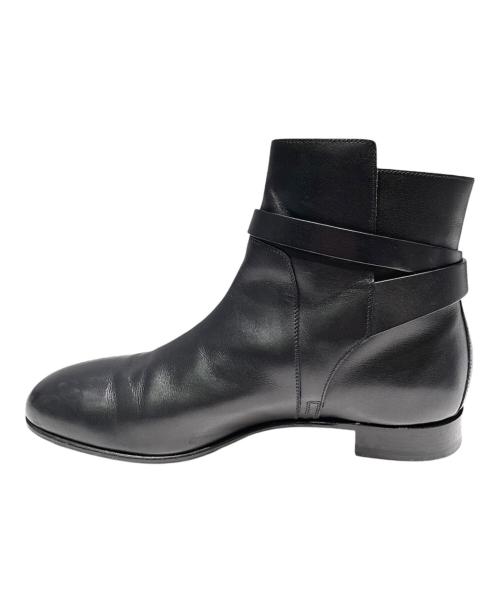 HERMES（エルメス）HERMES (エルメス) ケリー金具ショートブーツ/ネオ/NEO ブラック サイズ:38の古着・服飾アイテム