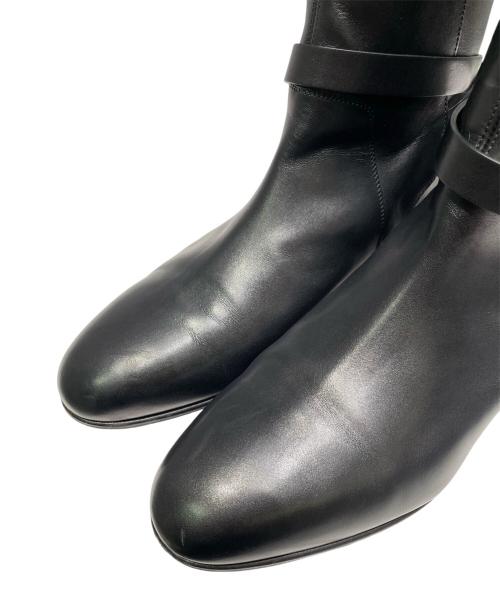 HERMES（エルメス）HERMES (エルメス) ケリー金具ショートブーツ/ネオ/NEO ブラック サイズ:38の古着・服飾アイテム