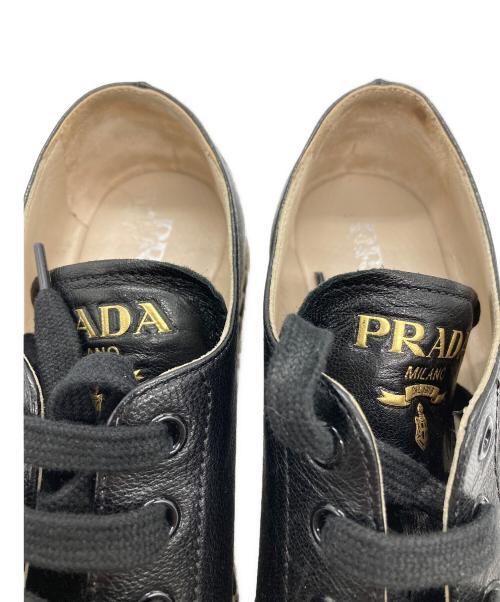 PRADA（プラダ）PRADA (プラダ) エスパドリーユ ブラック サイズ:SIZE 38の古着・服飾アイテム