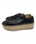 PRADA (プラダ) エスパドリーユ ブラック サイズ:SIZE 38：18000円