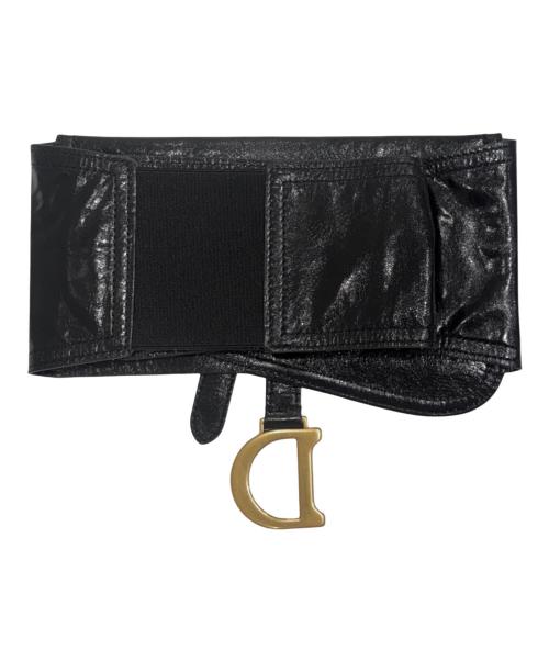 Christian Dior（クリスチャン ディオール）Christian Dior (クリスチャン ディオール) サドルボディバッグベルト ブラック サイズ:S/Mの古着・服飾アイテム