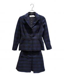 Christian Dior（クリスチャン ディオール）の古着「セットアップスーツ」｜ブラック×ネイビー