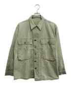 VINTAGE MILITARYヴィンテージ ミリタリー）の古着「US ARMY M43 HBTジャケット」｜オリーブ