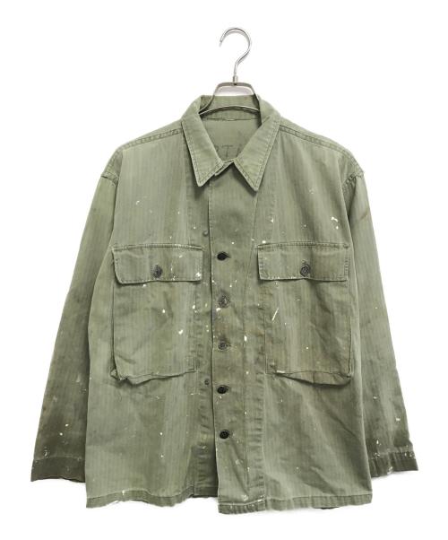 VINTAGE MILITARY（ヴィンテージ ミリタリー）VINTAGE MILITARY (ヴィンテージ ミリタリー) US ARMY M43 HBTジャケット オリーブ サイズ:不明の古着・服飾アイテム