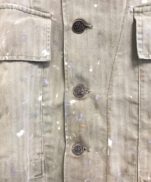 VINTAGE MILITARY（ヴィンテージ ミリタリー）VINTAGE MILITARY (ヴィンテージ ミリタリー) US ARMY M43 HBTジャケット オリーブ サイズ:不明の古着・服飾アイテム