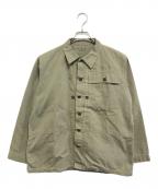 VINTAGE MILITARYヴィンテージ ミリタリー）の古着「USMC P-44 ヘリンボーン ジャケット」｜オリーブ