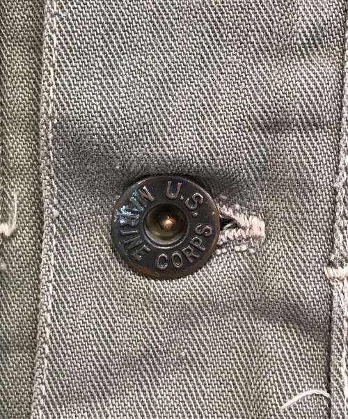 VINTAGE MILITARY（ヴィンテージ ミリタリー）VINTAGE MILITARY (ヴィンテージ ミリタリー) USMC P-44 ヘリンボーン ジャケット オリーブ サイズ:不明の古着・服飾アイテム