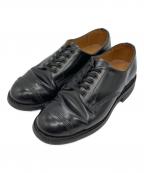 SANDERSサンダース）の古着「Military Derby Shoe」｜ブラック