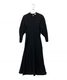 Mame Kurogouchi（マメクロゴウチ）の古着「Classic Cotton Dress」｜ブラック
