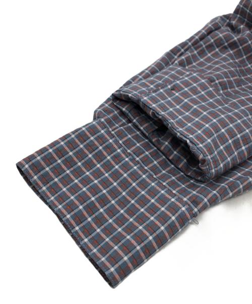 anuke（アンヌーク）anuke (アンヌーク) Check Short Shirts グレー サイズ:FREE 未使用品の古着・服飾アイテム