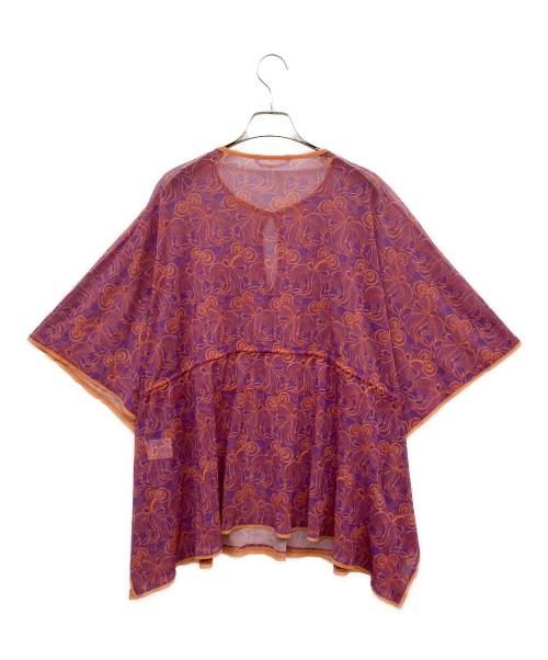 VIVIENNE TAM（ヴィヴィアンタム）VIVIENNE TAM (ヴィヴィアンタム) 金魚柄ブラウス パープルの古着・服飾アイテム