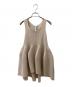 CFCL（シーエフシーエル）の古着「POTTERY SLEEVELESS TOP」｜ベージュ